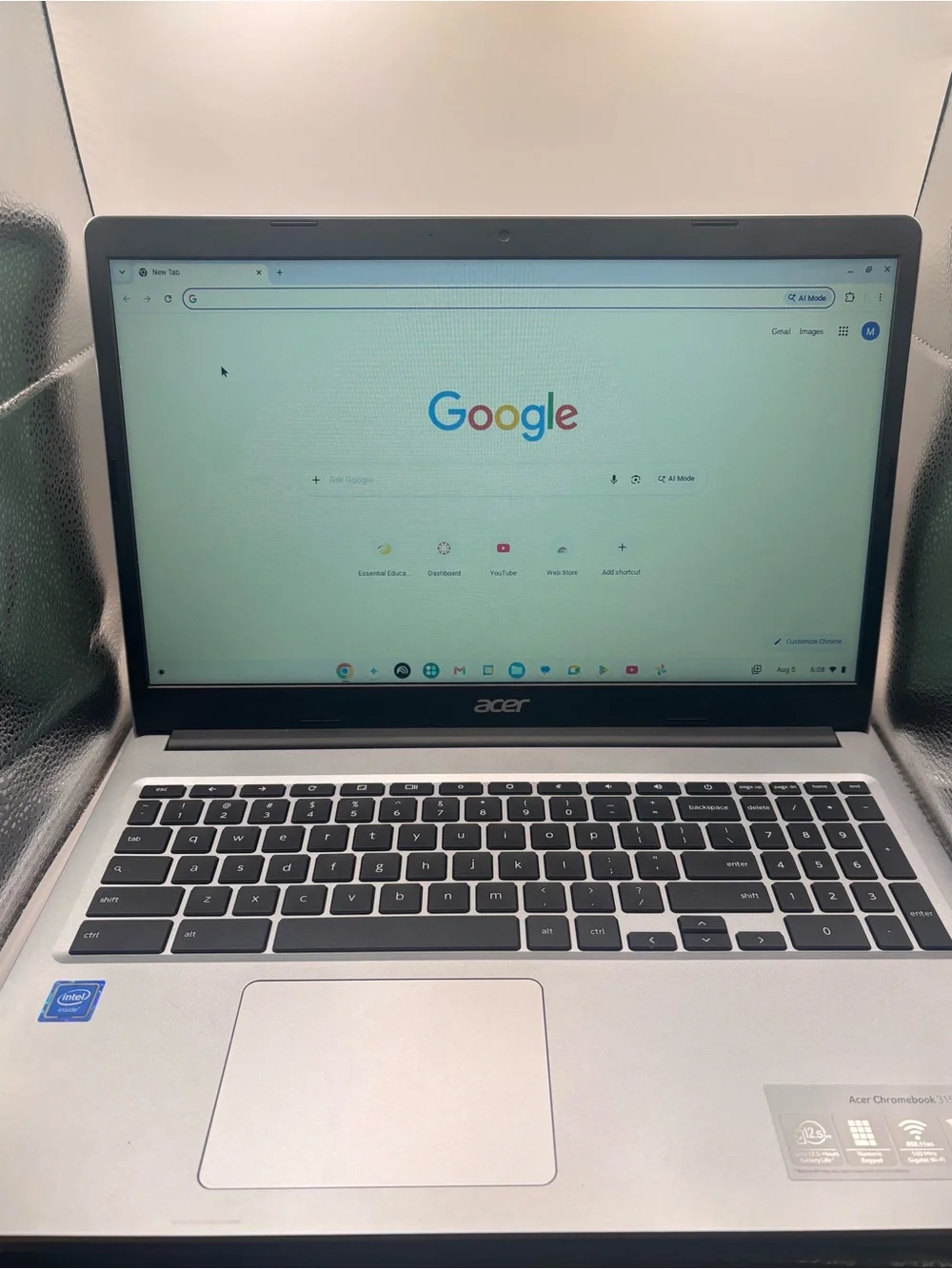Acer compact laptop
